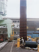 Replacement of conveyor belt and buckets