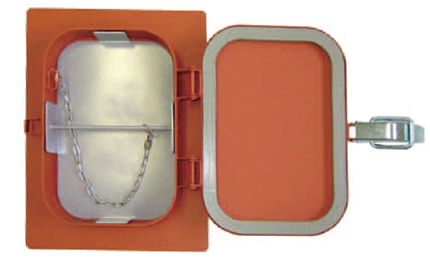 Residue Prevention Type One-Touch Inspection Door picture