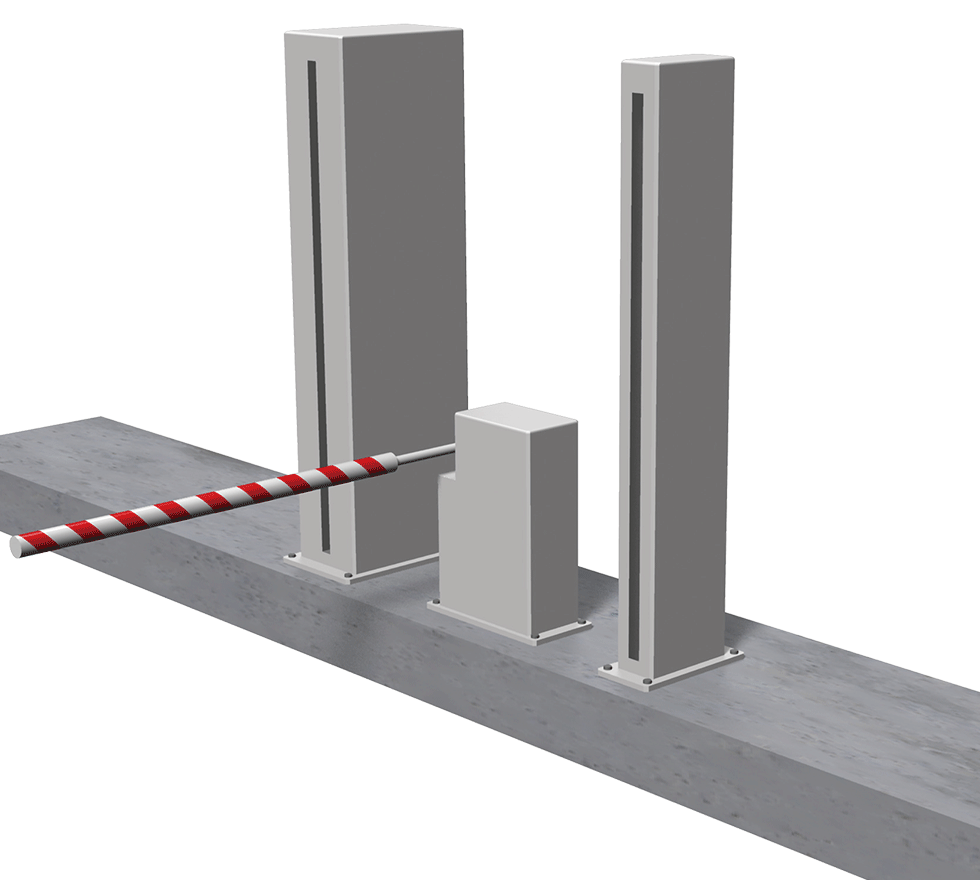 Toll gates Illustration