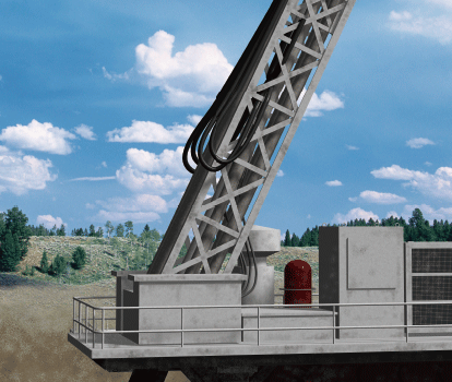 Drill Rigs Illustration