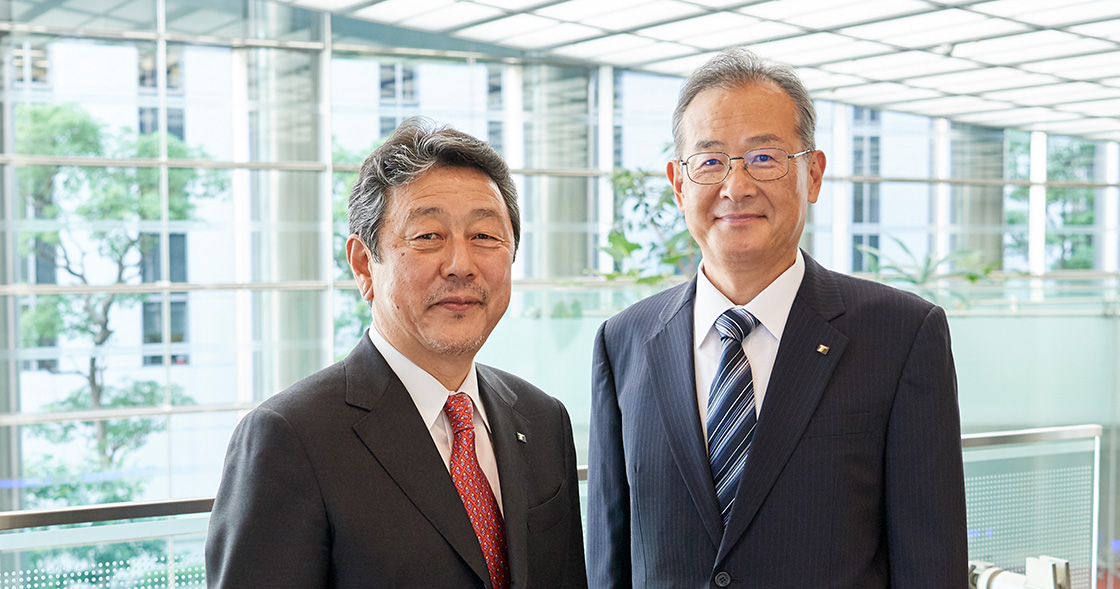 Kenji Kose, Chairman and Representative Director Takatoshi Kimura, President and Representative Director