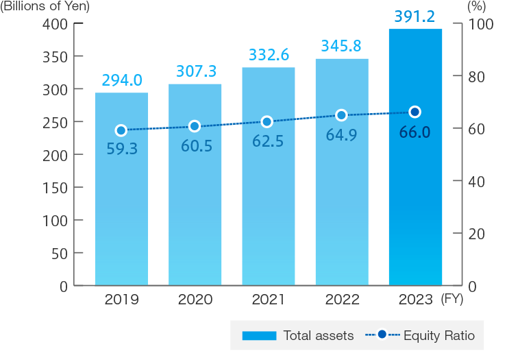 Total Assets and Equity Ratio