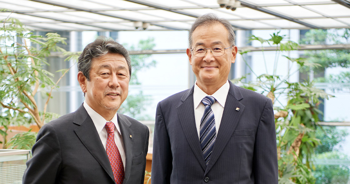 Kenji Kose, Chairman and Representative Director Takatoshi Kimura, President and Representative Director